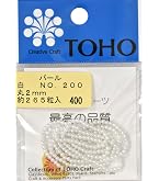 Amazon | TOHO 特小ビーズ 糸通しビーズ 外径約1.5mm 1m入り No.21